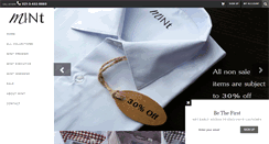 Desktop Screenshot of mint-apparel.com